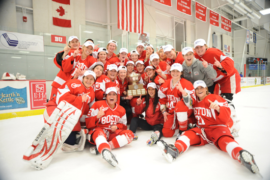 BU Terriers, 2014 Hockey East Women's Ice Hockey Champions, 2014 NCAA Women's Ice Hockey Championship, Frozen Four