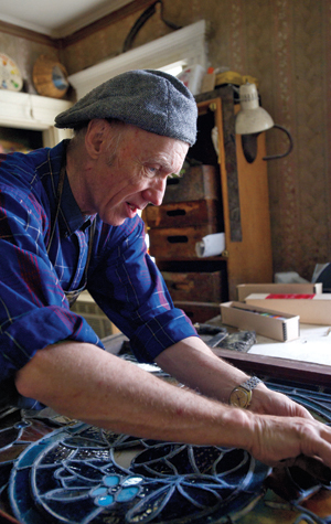 Boston University BU, College of General Studies CGS, Peter Ureneck, stained glass restoration