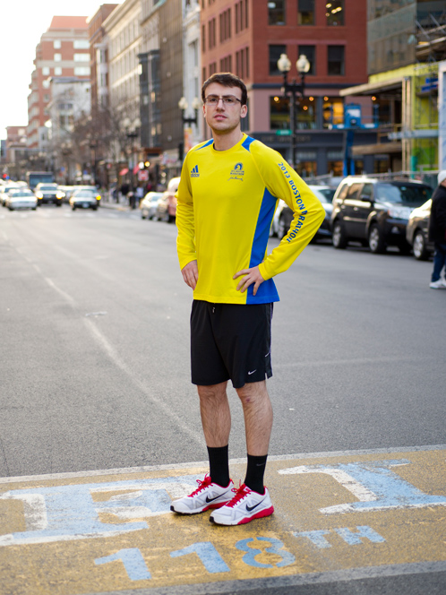 Dan Mercurio, Boston University Department of Athletics, Marathoner for Team Lu, Boston Marathon