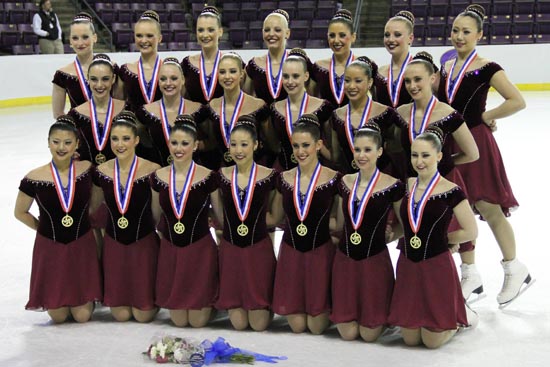 Boston University BU, synchronized ice skating world championships, the Haydenettes , 5th national titles