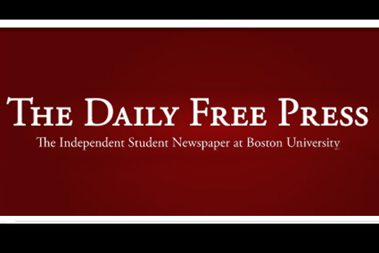 Boston University BU, The Daily Free Press, student newspaper, transition from daily to weekly newspaper news source