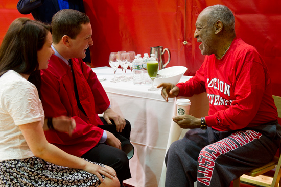 Sam Adams and Bill Cosby, Boston University Class of 2014, Boston University alumni, Kids Say the Darndest Things tv show