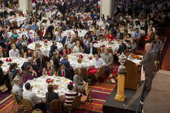 Boston University BU, senior breakfast, commencement speaker, student awards