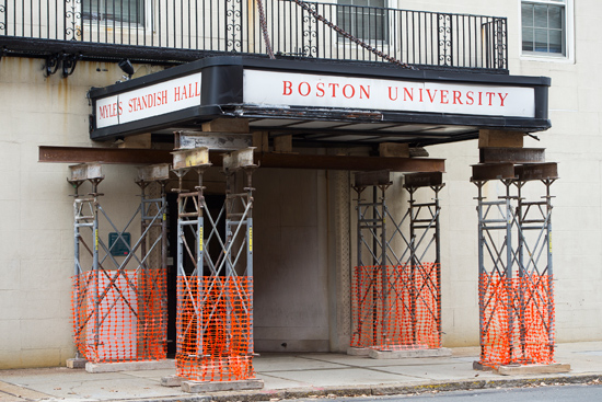 summer construction, boston university, charles river campus, boston university medical campus