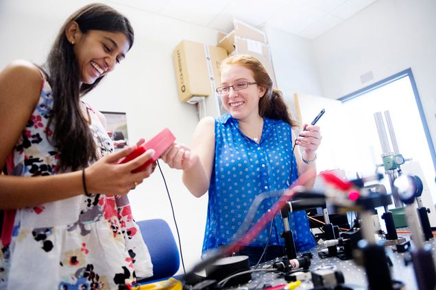 Boston University BU, science lab, summer program, voltage electrical measurement
