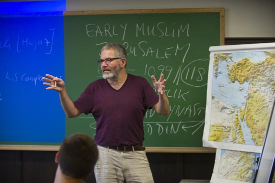Boston University BU, College of Arts and Sciences CAS, religion, summer course Holy City: Jerusalem in Time, Space, and the Imagination class, professor of religion Michael Zank, director of the Elie Wiesel Center for Judaic Studies