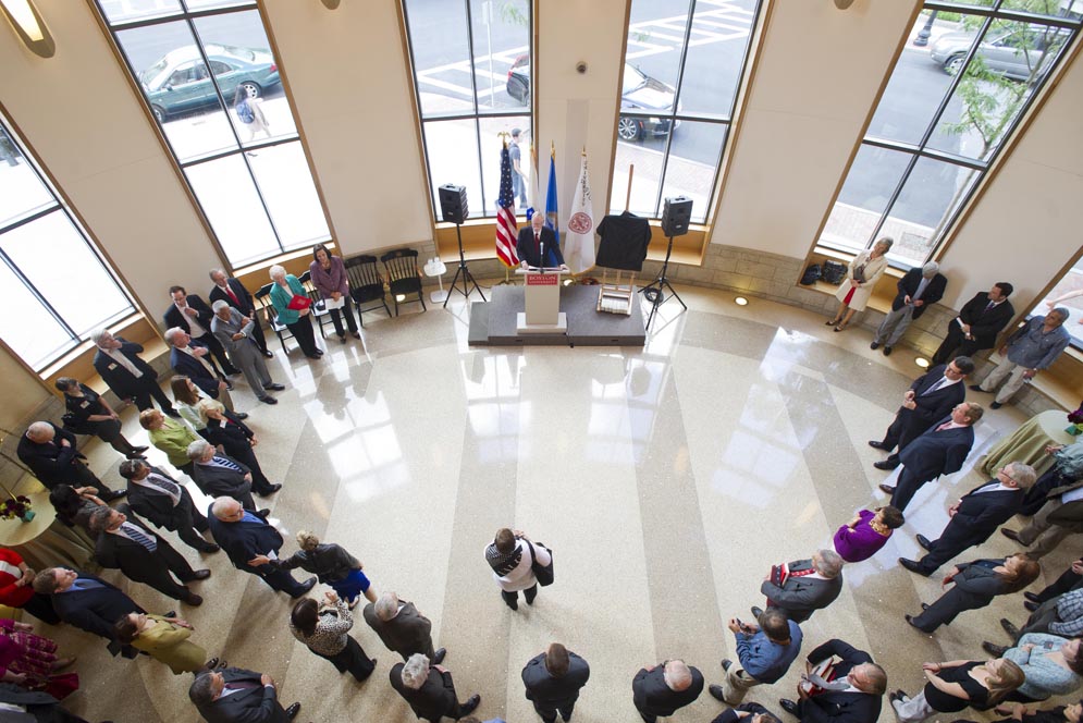 Boston University BU Center for Student Services CSS building dedication, 100 Bay State Road
