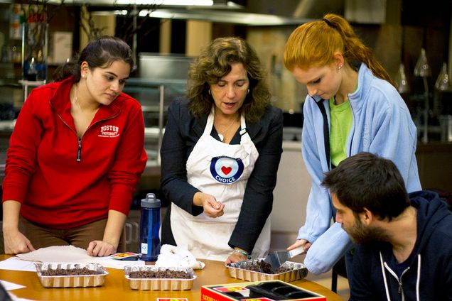 Boston University BU, Sargent Choice, healthy cooking, black bean brownies, clinical professor occupational therapy Karen Jacobs, nutrition