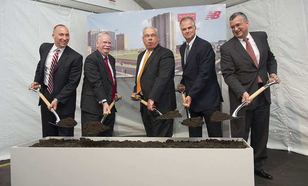 Boston University BU, New Balance Field, Robert Brown, Michael Lynch, Thomas Menino, John Withee