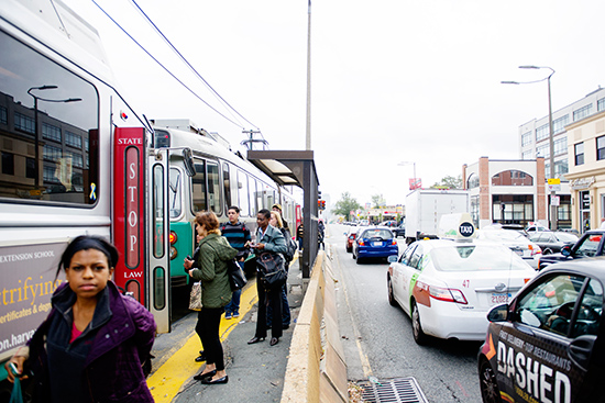 Boston University BU, MBTA, Green Line, Train T consolidation