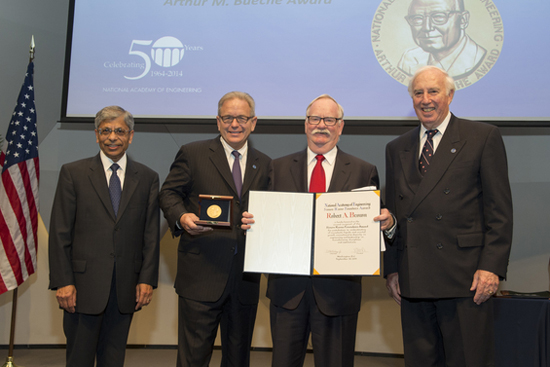 Boston University BU, President Robert Brown, NAE award ceremony