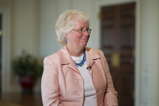 Provost Jean Morrison says union constraints on hiring could make it difficult to hire the best part-time faculty. Photo by Cydney Scott