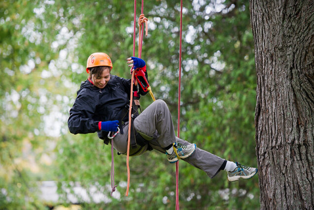 Andrea Digiorgio Cornell Tree Climbing Institute, Borneo orangutan research