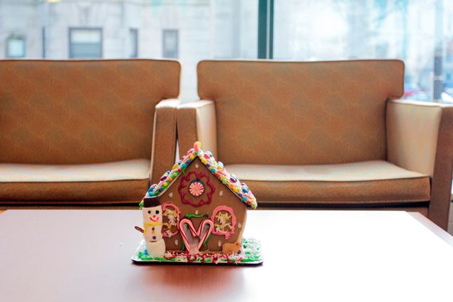 Boston University BU, Gingerbread houses, Admissions Center, Yawkey Center, Bay State Road