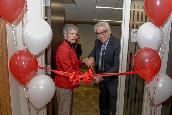 HR; human resources; office; ribbon-cutting; ceremony; Peter Fiedler; Boston University