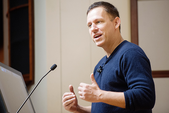 Peter Thiel, paypal, Boston University BUzz Lab
