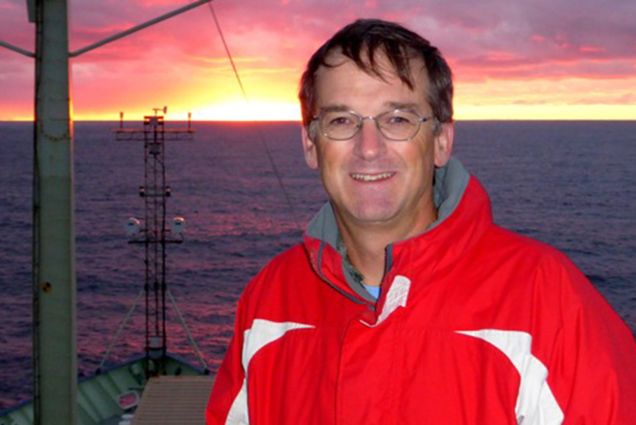 Richard Murray, Directory of the National Science Foundation Ocean Science Division, on board the research vessel Knorr