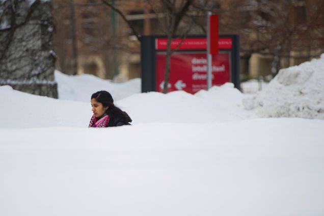 BU, Boston University, Snow, Campus, 2015