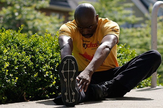 Stretching before exercise