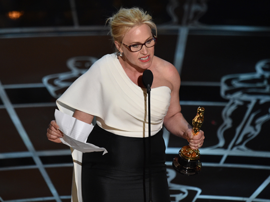 patricia arquette, oscar acceptance speech