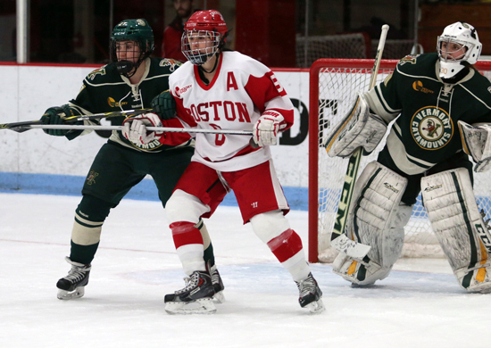 BU women's ice hockey player Kayla Tutino