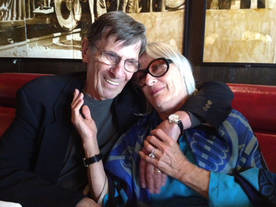 Leonard Nimoy with his wife Susan Bay Nimoy