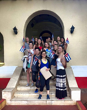 Students on BU's Cuba Trip