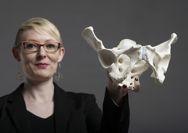 Kristi Lewton, assistant professor in the anatomy and neurobiology department at BU School of Medicine. Photo by Jackie Ricciardi