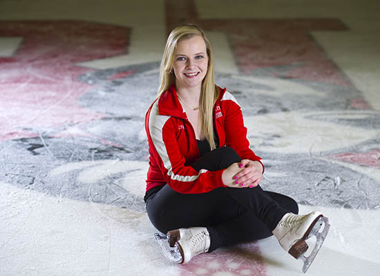 Katherine Huntley (COM'15) , figure skating, Boston University
