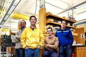Bio Design team (Doug Densmore, Chris Chen, Mo Khalil, Wilson Wong) for BU Research story.