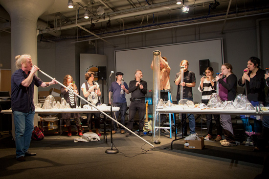 MIT Glass Band performing