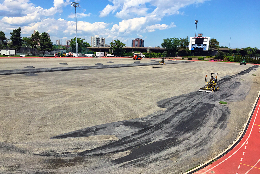 Nickerson Field is getting new turf in summer 2015