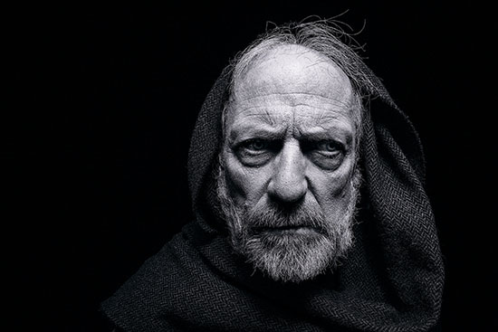 Will Lyman (CFA’72) stars in the Commonwealth Shakespeare Company’s free production of King Lear, running on the Boston Common through August 9. Photo by Nile Hawyer