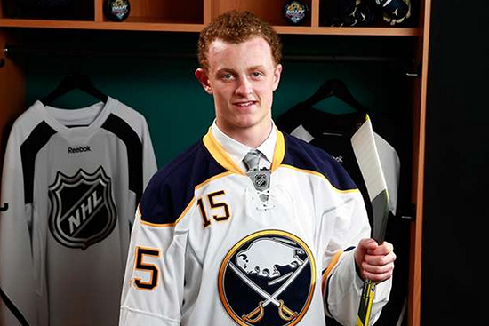 Jack Eichel signs to the Buffalo Sabres