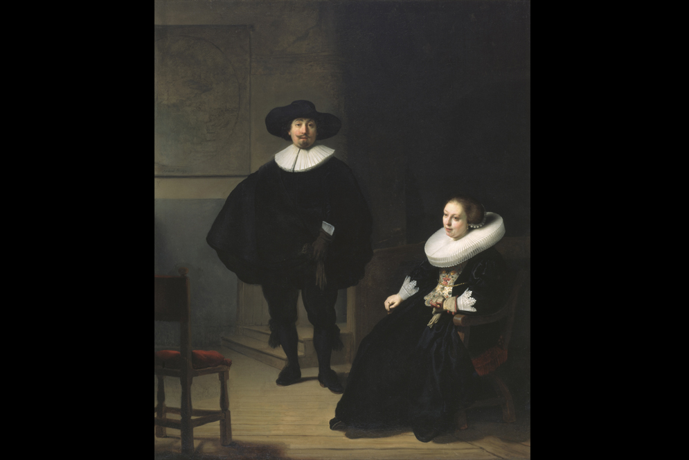 Rembrandt A Lady and Gentleman in Black