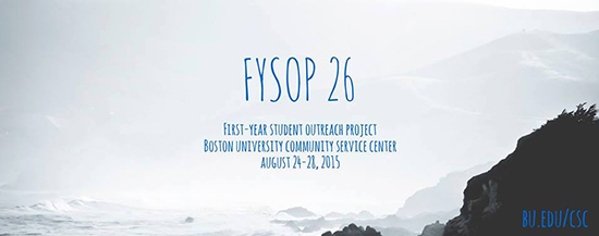 Boston University FYSOP 26