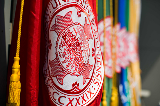 boston university flags