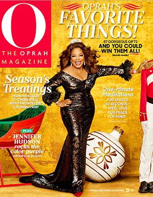 Cover of O Magazine Oprah Winfrey's Favorite Things list 2015