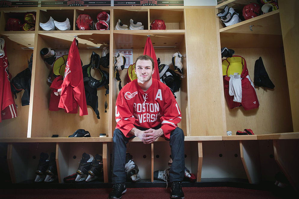 Boston University Hockey Danny O'Regan