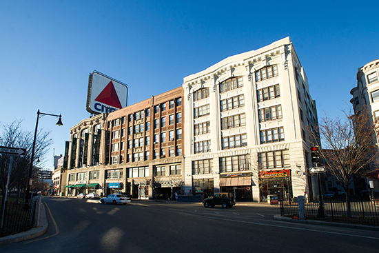 Nine buildings owned by BU on the north side Kenmore Square will be put on the market.