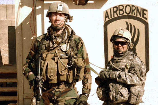 Hank and Ayman in Afghanistan