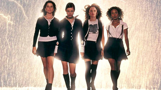 The Craft, a 1996 cult favorite about Catholic prep school teens who practice witchcraft, is one of the many witch-centric movies playing at the Brattle Theatre in Harvard Square this weekend. Photo courtesy of the Brattle Theatre