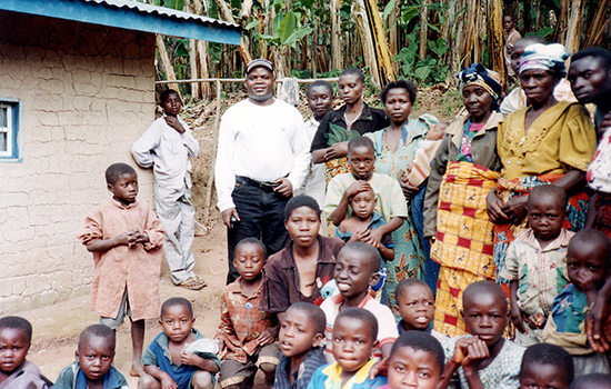 Rev. Vincent Machozi in Bunyuka, Democratic Republic of Congo