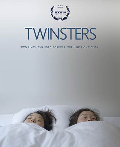 Poster for the documentary film Twinsters