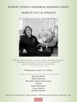 Lowell Poetry Reading CD Wright