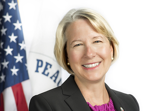 Official Portrait of Carrie Hessler-Radelet, Director of the Peace Corps