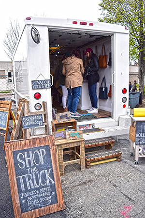 The former South End Open Market @ SoWa reopens as the Sound End Open Market @ Ink Block, a nod to its new home at the Ink Block at 375 Harrison Ave. Photo courtesy of the South End Open Market @ Ink Block