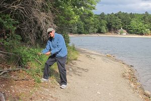 Richard Primack at Walden Pond