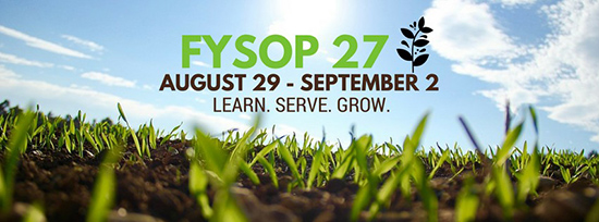 FYSOP 27 theme is Gardens