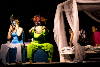 Classic Repertory Company performs Romeo and Juliet on BU Beach, Boston University Charles River Campus